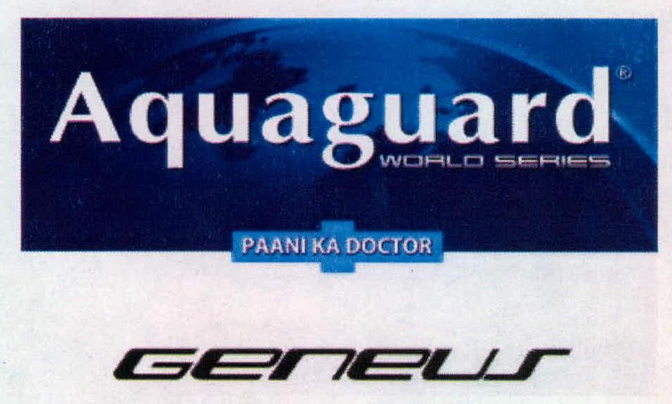 Aquaguard Geneus Device mark 2306558 Trademark