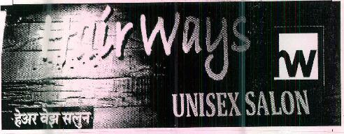 Hw Hair Ways Unisex Salon Device mark 2799541 Trademark