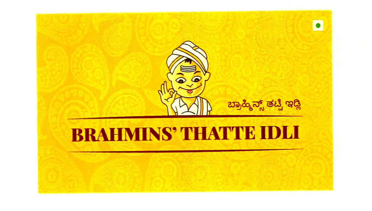 Brahmins' Thatte Idli Device mark 2943978 Trademark