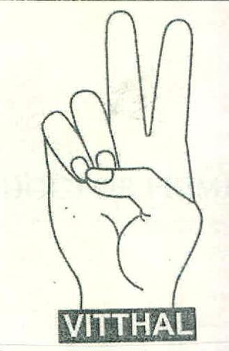 V Vitthal (device Of Finger) Device mark 2600247 Trademark