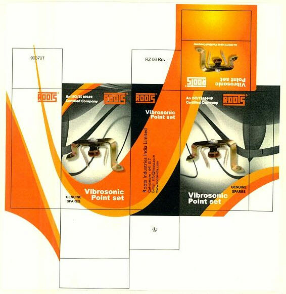 Roots Vibrosonic Point Set Device mark 2475960 Trademark