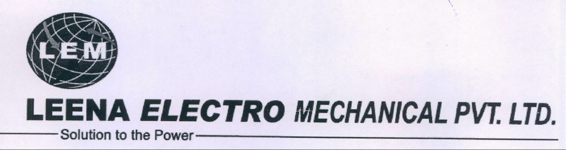 Lem Leena Electro Mechanical Pvt. Ltd. Device mark 2166549 Trademark