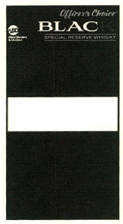 Officer's Choice Black Special Reserve Whisky Device mark 2739298 Trademark
