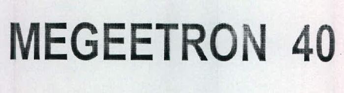 Megeetron 40 Device mark 2422769 Trademark