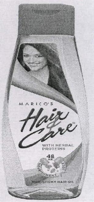 Marico's Hair & Care (device Of Woman) Device mark 2309799 Trademark