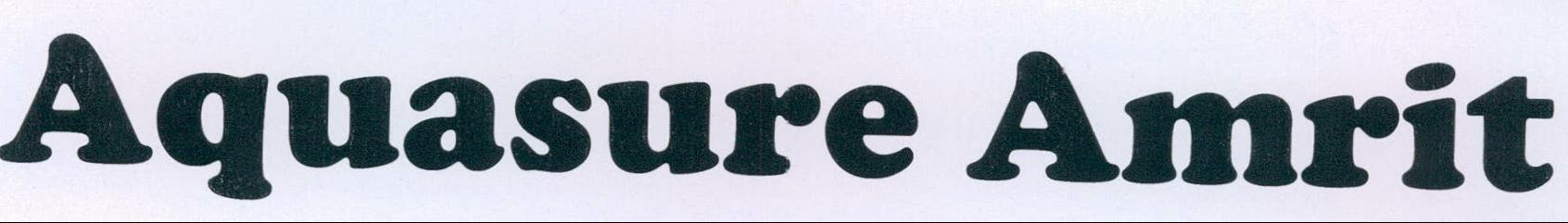 Aquasure Amrit Device mark 2143385 Trademark