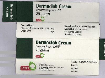 Dermoclob Cream Device mark 2854087 Trademark
