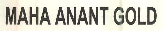 Maha Anant Gold Device mark 2764665 Trademark