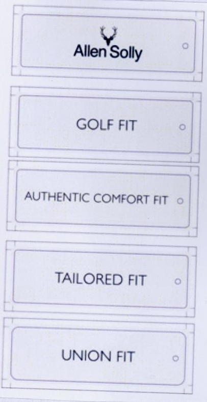 Allen Solly Golf Fit Authentic Comfort Fit Tailored Fit Union Fit Device mark 2244906 Trademark