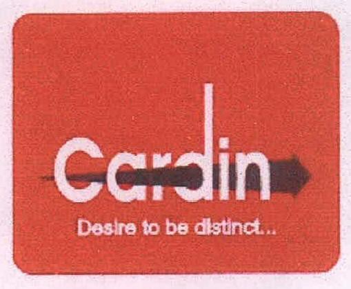 Cardin Desire To Be Distinct Device mark 2245038 Trademark