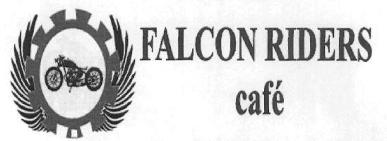 Falcon Riders Cafe (device) Device mark 2526176 Trademark