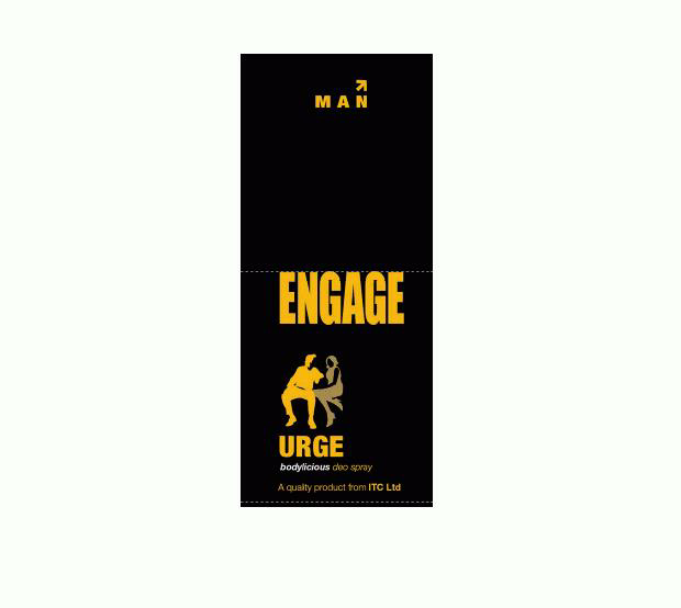 Engage Urge (colour Label) Device mark 2316872 Trademark