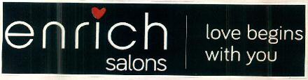 Enrich Salons Love Begins With You Device mark 2925249 Trademark