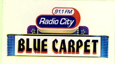 91.1 Fm Radio City Blue Carpet Device mark 2293232 Trademark