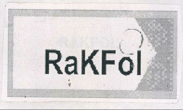 Rakfol Device mark 2053200 Trademark