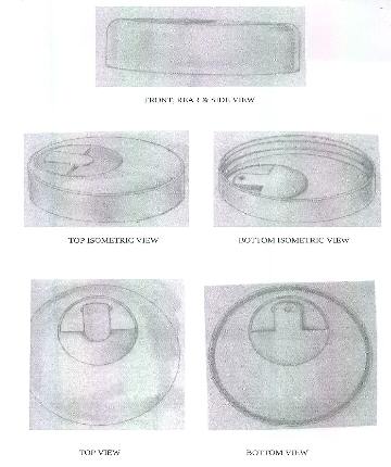 Shape Of Cap Of A Bottle Device mark 2926904 Trademark