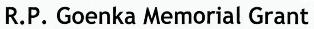 R.p. Goenka Memorial Grant Device mark 2543922 Trademark