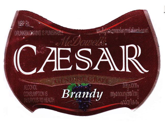Mcdowell's Caesar Genuine Grape Device mark 2235718 Trademark