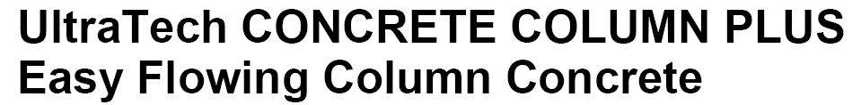 Ultratech Concrete Column Plus Easy Flowing Column Concrete Device mark 2967441 Trademark