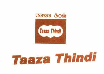 Taaza Thindi Device mark 2892555 Trademark