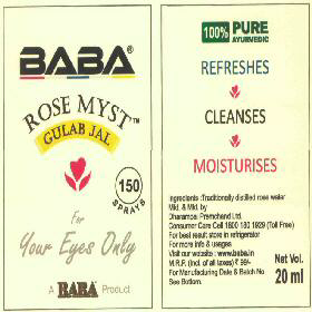 Baba Rose Myst Gulab Jal Device mark 2988967 Trademark
