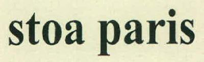 Stoa Paris Device mark 2711036 Trademark