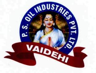 Vaidehi (p.s. Oil Industries Pvt. Ltd) Device mark 2473525 Trademark