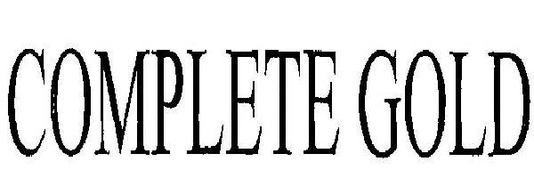 Complete Gold (device) Device mark 2511699 Trademark