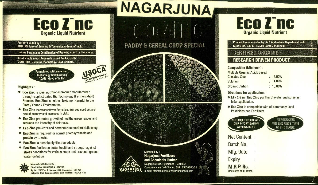 Nagarjuna Eco Zinc Device mark 2790598 Trademark