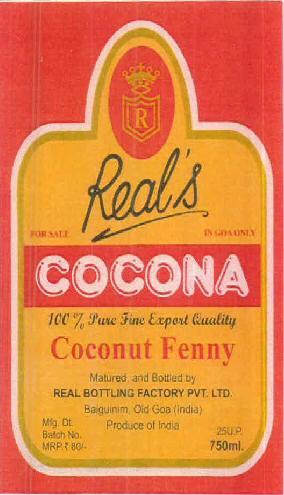 Real's Cocona Device mark 2553617 Trademark