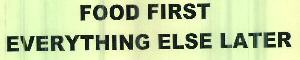 Food First Everything Else Later Device mark 2408756 Trademark