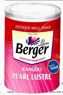 Lewis Berger (device Of Wall Paint) Device mark 2641637 Trademark