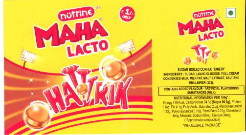 Nutrine Maha Lacto Hatttrik Device mark 2178634 Trademark