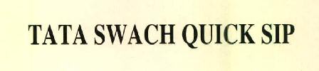 Tata Swach Quick Sip Device mark 2752788 Trademark