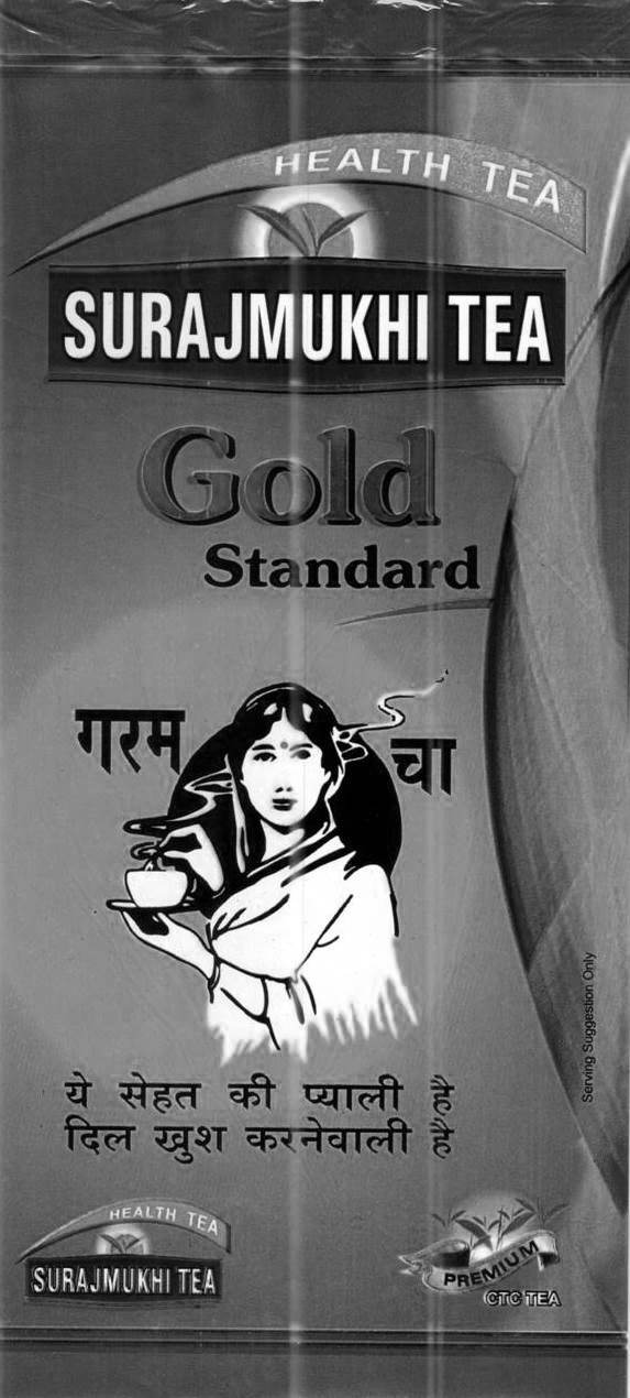 Surajmukhi Tea Gold Standard Device mark 2602685 Trademark