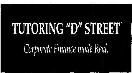 Tutoring D Street With Device Device mark 2067897 Trademark