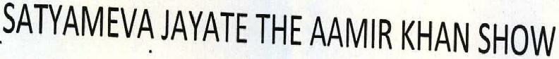 Satyameva Jayate The Aamir Khan Show Device mark 2272260 Trademark