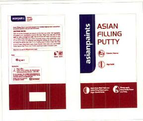 Asianpaints Asian Filling Putty Device mark 2548996 Trademark
