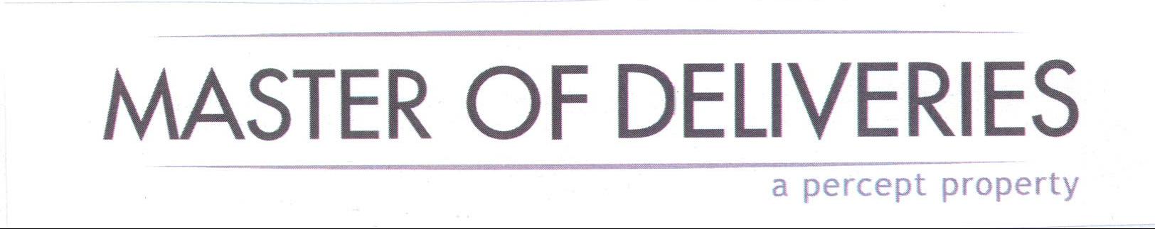 Master Of Deliveries Device mark 2187163 Trademark