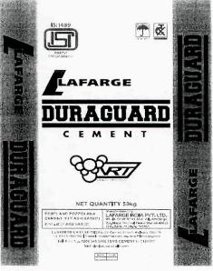 Lafarge Duraguard, L, Vrt (monogram) Device mark 2660092 Trademark