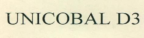 Unicobal D3 Device mark 2667383 Trademark