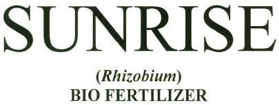 Sunrise (rhizobium) Bio Fertilizer Device mark 2605139 Trademark
