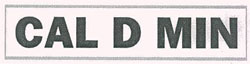 Cal D Min Device mark 2382757 Trademark