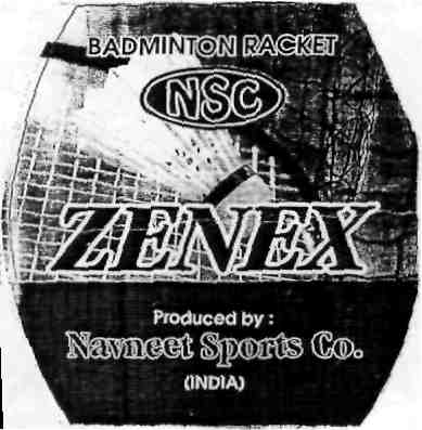 Nsc Zenex Badminton Badminton Racket (device) Device mark 2227876 Trademark