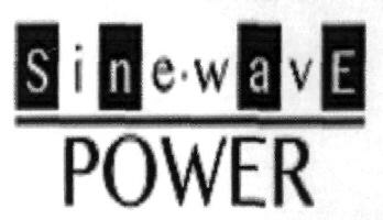 Sine.wave Power (label) Device mark 2722004 Trademark