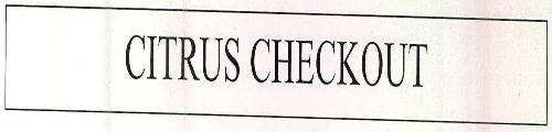Citrus Checkout Device mark 2673583 Trademark