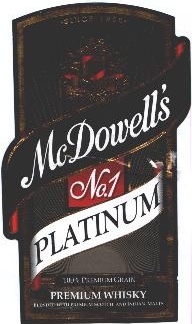 Mcdowell's No.1 Platinum Device mark 2000451 Trademark