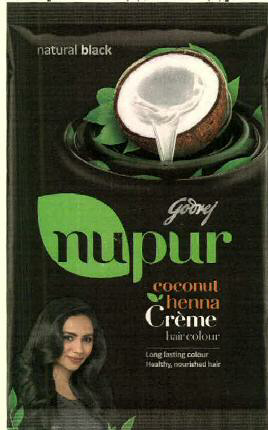 Godrej Nupur Coconut Henna Creame Hair Colour Device mark 2949269 Trademark