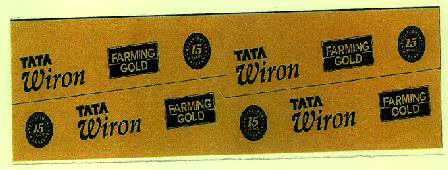 Tata Wiron Farming Gold Device mark 2691041 Trademark