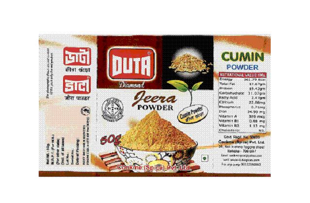 Duta Diamond - Cumin Powder Device mark 2533572 Trademark